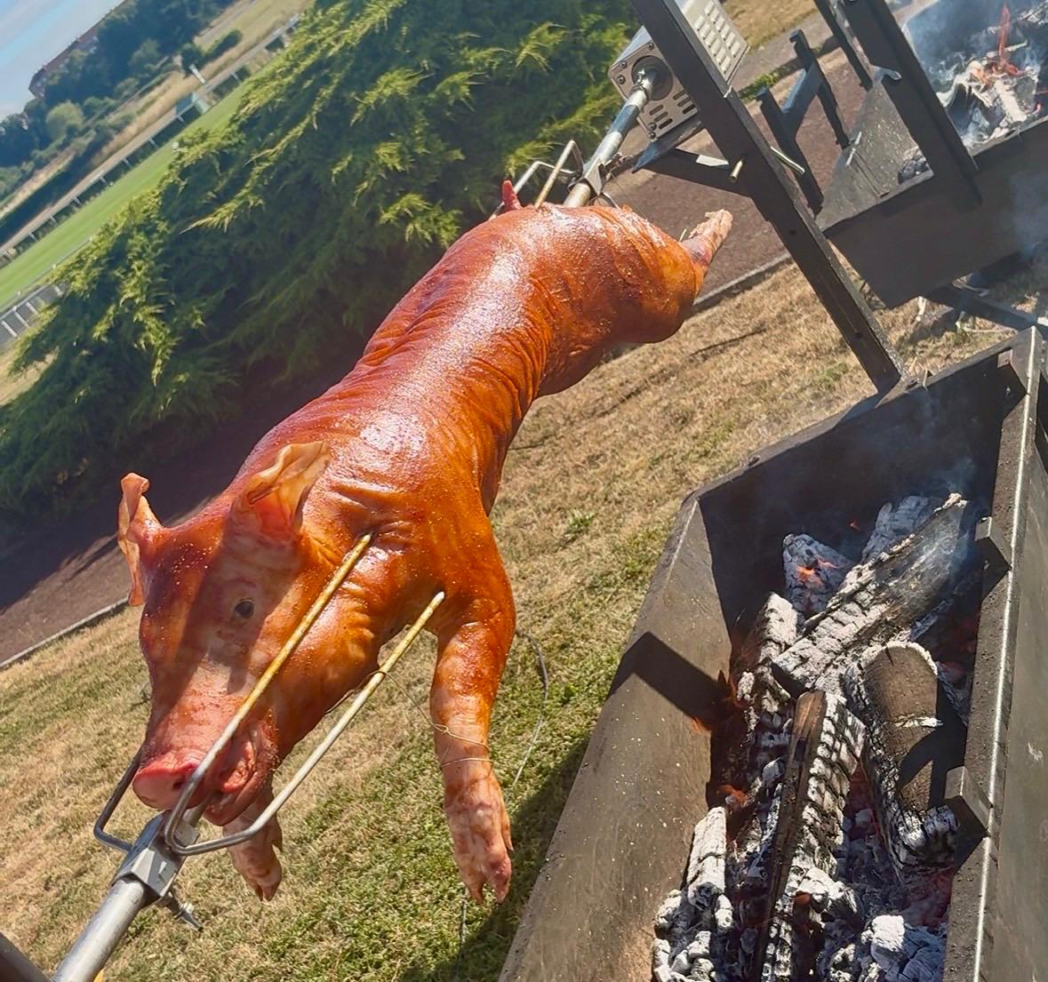 Cochon broche